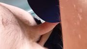 I get my cock sucked until it comes in my mouth by the young baseball player