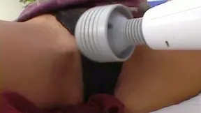 Mana Iizuka Shows Tits While Self-Toying Passionately