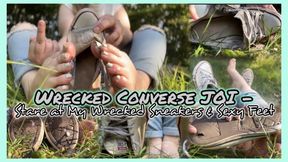 Wrecked Converse JOI - Stare at My Wrecked Sneakers & Sexy Feet (720P Version)