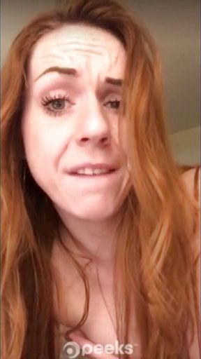 Little Red has multiple orgasms for a webcam audience