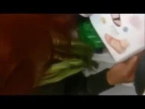 Woman touch dick in bus