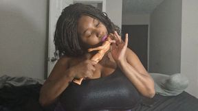Giantess Licking and Kissing Tiny Human 1080