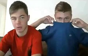 Gay twink and his bi friend