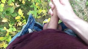 Hot BF MASTURBATE OUTDOOR / 23 cm