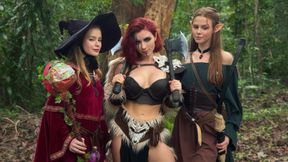 Elf beauty Sweetie Fox talks dirty and gets pussyfucked by Demon Kitty
