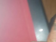Playing pool with my dick.  Shot #4