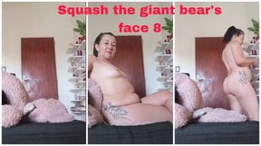 Squash the giant bear's face 8