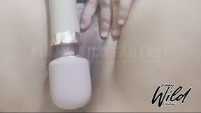 Horny Pinay Babe Discovers Magic Wand Vibrator From Made in Japan Store