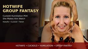 Cuckold Wife Gangbang Breeding – Holds All Their Cum Inside