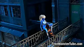 Sapphic Sensation Under Stars – Blue Beautys Wild 3D Tryst Outdoors