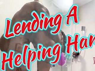 BUBBLE ASS BLACK BADDIE MYSTIKAL MENACE GETS DICKED DOWN IN THE SHOWER, THIS BABE NEARLY TAPS OUT AND TAKES A FACIAL - FULL MOVIE SCENE