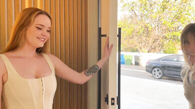 fucking my tattooed coworker with my gf…i cum inside them both - jak knife, chloe foxxe