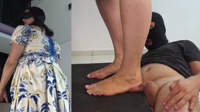 Crushing Challenge: Big Feet VS Penis