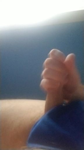 Morning wood has me throbbing hard.
