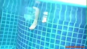 Gorgeous Ladyboy Having Fun In Swimming Pool