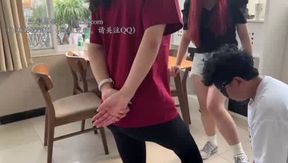 Invite new colleagues to trample slave
