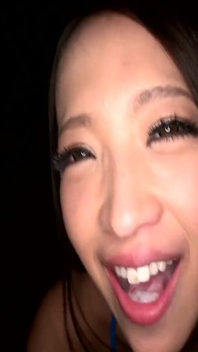 Playful Seduction with a Wicked Tongue, She Teases and Tastes Every Reaction in a Bukkake Show!