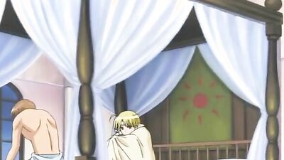 Hot blonde tied up & pounded hard by kinky sex-crazed dude in anime sex movie