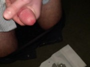 Huge precum orgasm, leaking cum, just got home from work