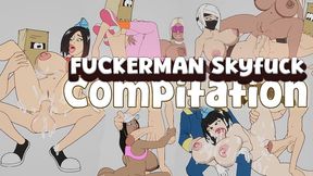 The best sex on the plane gangbang (Fuckerman Skyfuck #Compilation) - Jazziuu