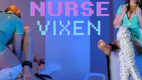 Nurse Vixen, with patient