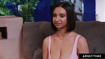 ADULT TIME - Big Natural Tits Teen Hailey Rose Wants BREEDING CREAMPIE From IRL Boyfriend Max Fills!