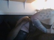 pussy licking bbc pounds man big black cock sucking wife