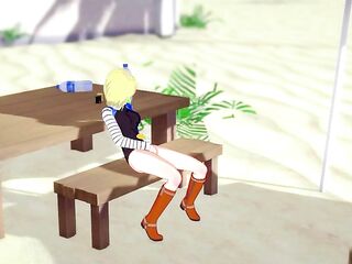 Compilation of lesbo sex and masturbation Android eighteen