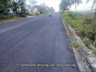 I Asked My Neighbour to Give Me a Ride Home, and Then This babe Banged Me