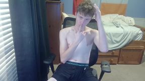 Gooner Loser Destroys Himself Cumming On Feet For All To Mock