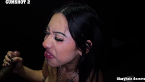 Gloryhole Secrets: Raven's Throat, The Ultimate Cum Target