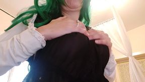 wearing stockings excites me, and so i fuck my anus and ... i drive you crazy, don t you believe it? look!