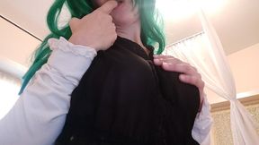 wearing stockings excites me, and so i fuck my anus and ... i drive you crazy, don t you believe it? look!