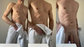 sortir de la douche !!