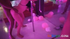 Big-Ass Latina Stripper Takes it in the Ass in VIP