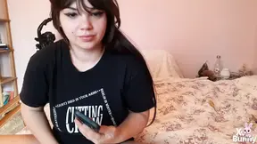 Pussy play and watching porn on my phone