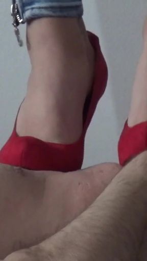 Iron with red heels   Clip 1