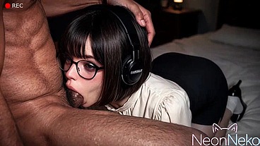A skinny streamer is teasing me with her tiny tits [Ai]