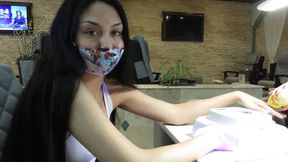 Pedicure Voyeur with Bianca Bangs - MP4 (HD480p)