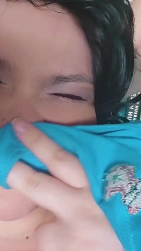 Panty Sniffing Masturbation