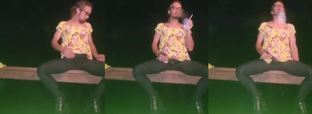 Outdoor Sissy Clitty Gushed Ruined Public Cum Flood Destroyed