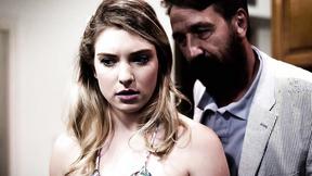 Terrified teen gets ravaged by her step uncle