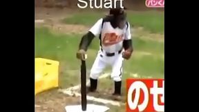 Stuart Jogando beisebol