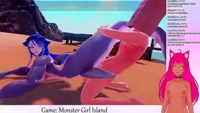 Neko Teases Adorable Beasts in Hot Hentai Game Livestreams