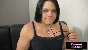 Femboy bbw in private anal affair