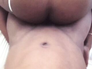 Ebony Juicy Cum Filled Twat