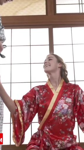 Hot European Girl Gets Double Creampied by Two Asian Guys in Steamy Onsen Spa   Clip 3