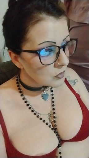 MILF Smoking in a Bra