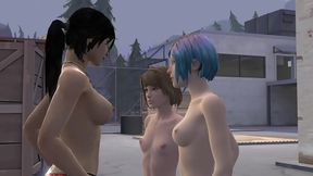 Lara Croft & Chloe Team Up for Hot 3D Anime Action with Max