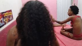 quatro morenas gostosas dando o cu para leo ogro